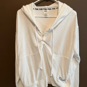 White Pink Brand Sweatshirt